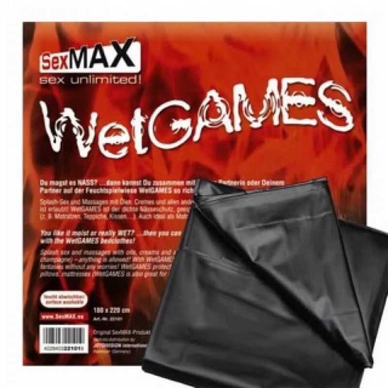 SexMax WetGames Sheet Black